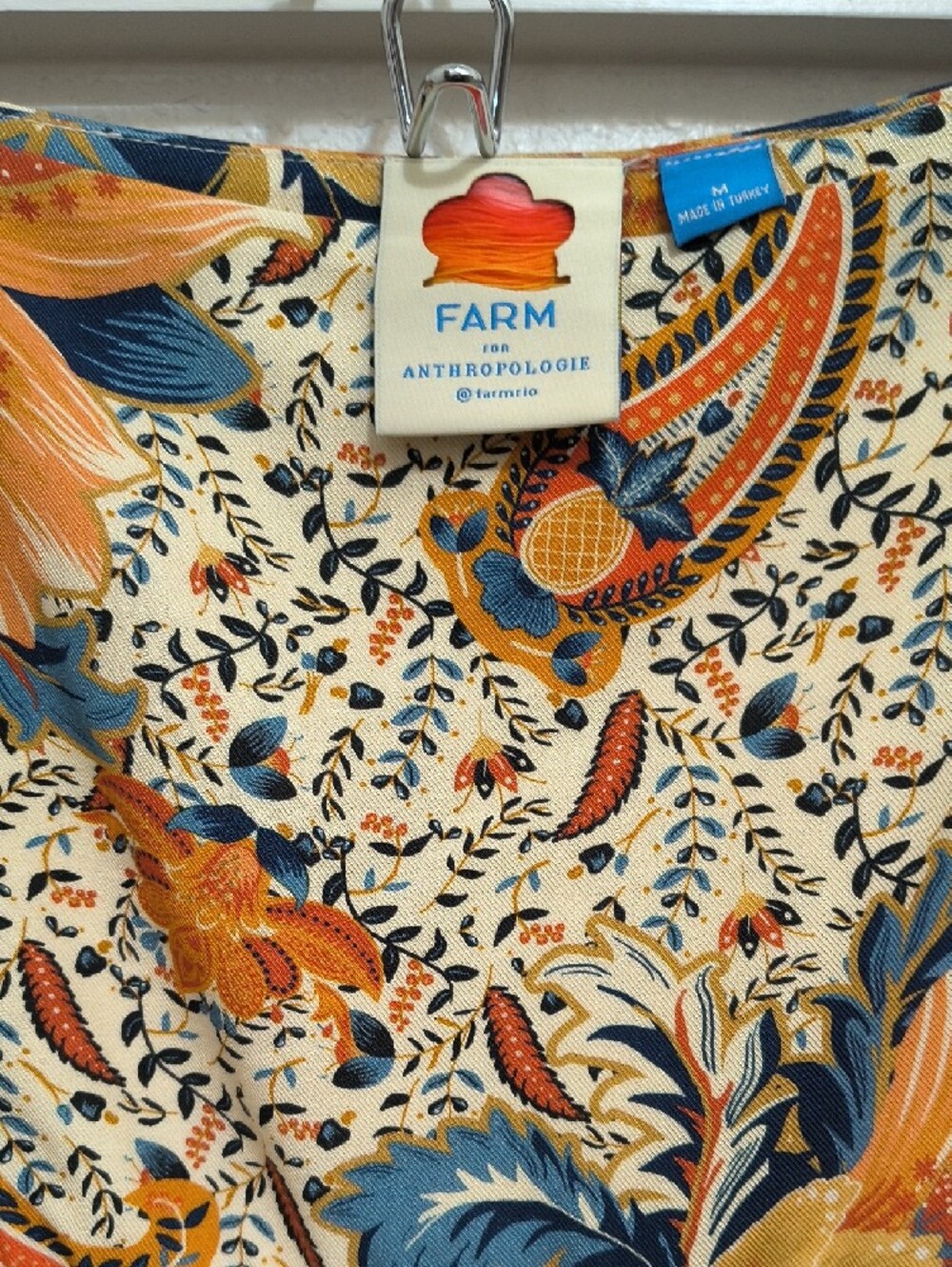 NWOT Farm Rio For Anthropologie Bambina Floral Skirt Set (M) - Picture 9 of 16